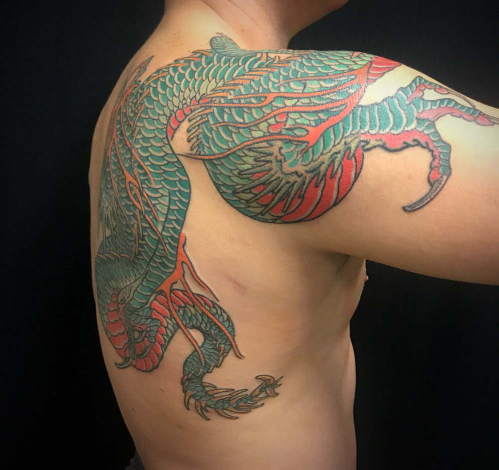 Dragon Shoulder Side #1 Tattoo