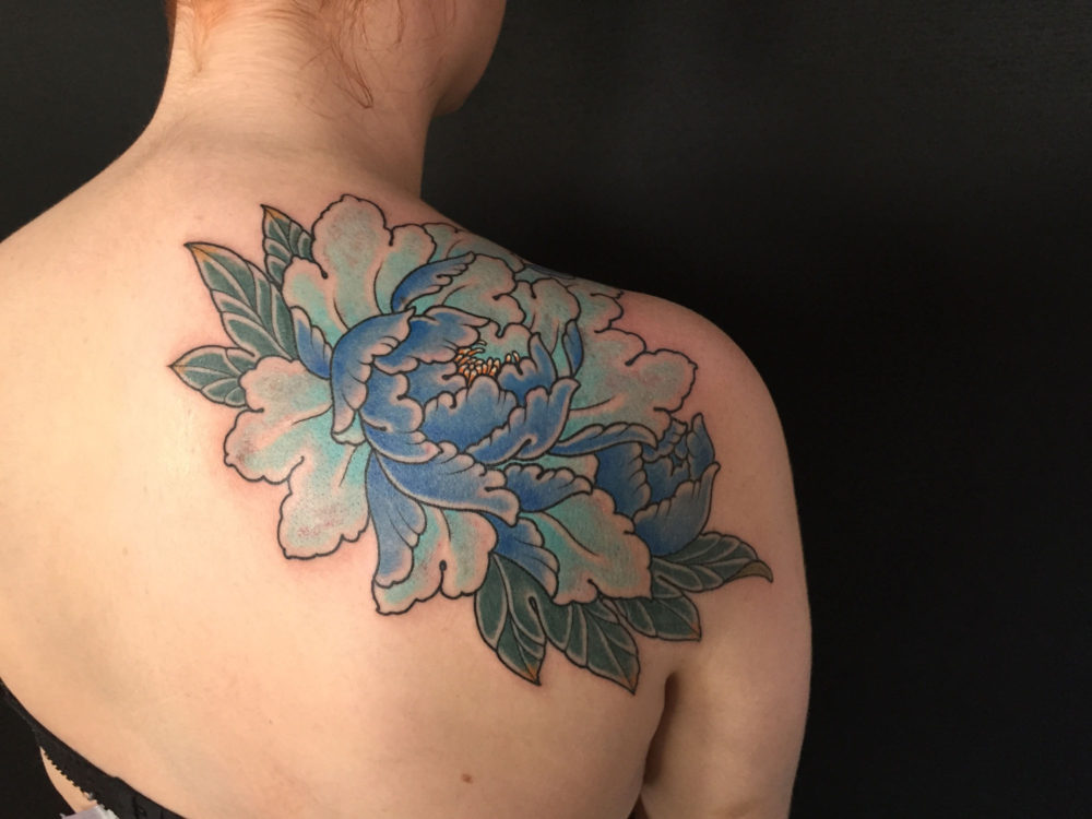 Margaret Cho's Peony Chest Tattoo | Steal Her Style