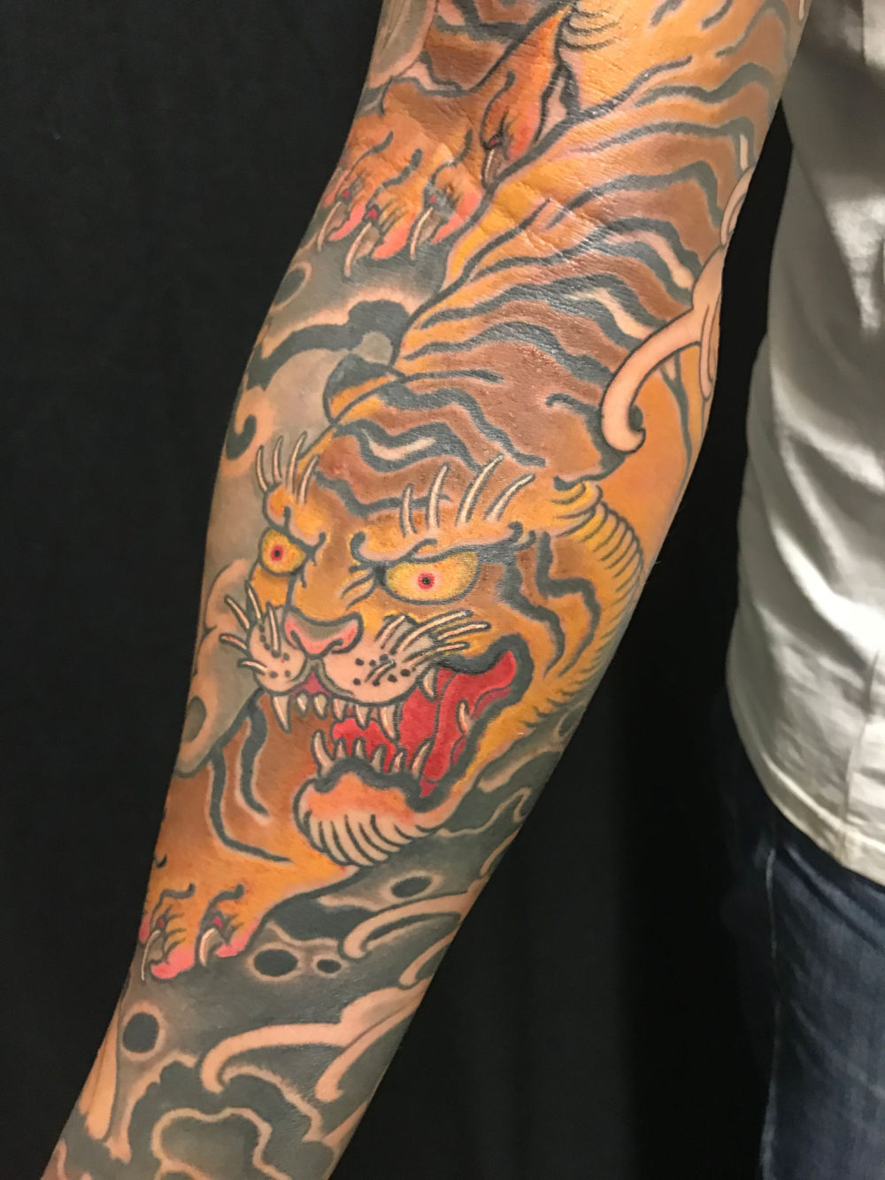 Tiger Detail Tattoo